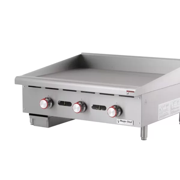 Magic Chef Commercial 36 in. Thermostatic Countertop Griddle