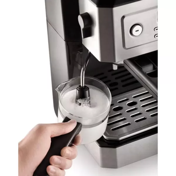 DeLonghi All-In-One 10-Cup Stainless Steel Drip Cofffee Maker and Espresso Machine