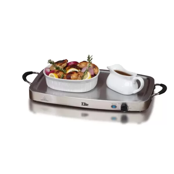 Elite Platinum Triple Deluxe Warming Tray