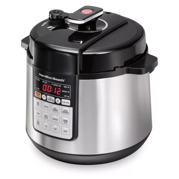 Hamilton Beach Multi-Function 6 Qt. Stainless Steel Electric Pressure Cooker