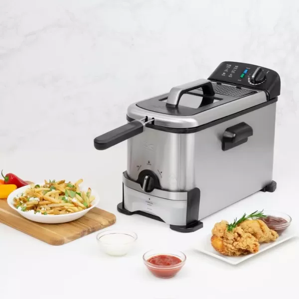 KALORIK 3.2 qt. Stainless Steel Filtration Deep Fryer