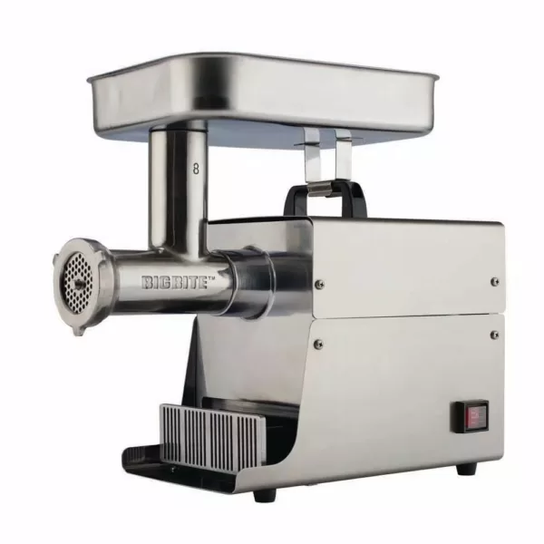 LEM Big Bite Grinder #8 0.5 HP Stainless Steel Electric Meat Grinder