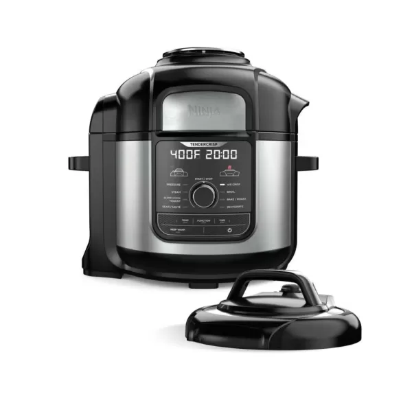 NINJA Foodi Deluxe 8 qt. Black Electric Pressure Cooker and Air Fryer