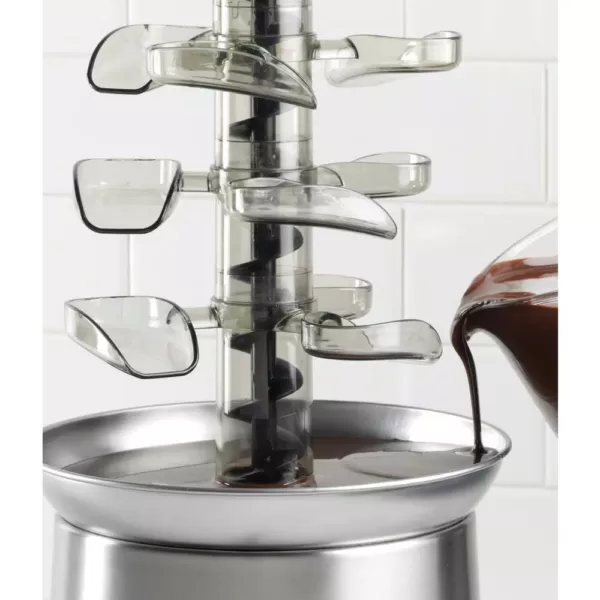 Nostalgia 3-Tier Stainless Steel Cascading Fondue Fountain