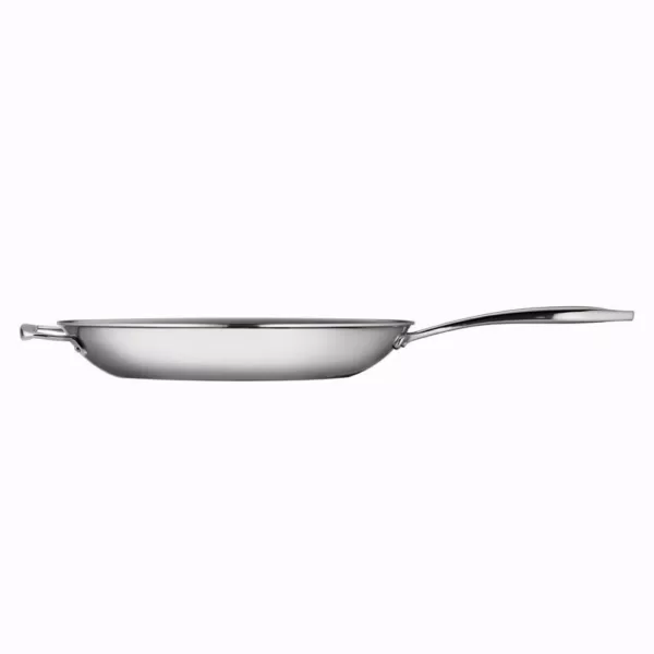 Tramontina Gourmet Tri-Ply Clad 12 in. Stainless Steel Frying Pan with Helper Handle