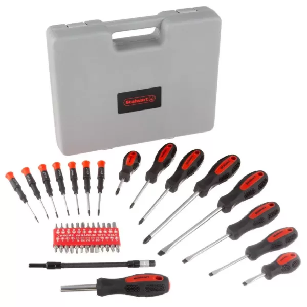 Stalwart Steel Screwdriver Hand Tool Set (42-Piece)