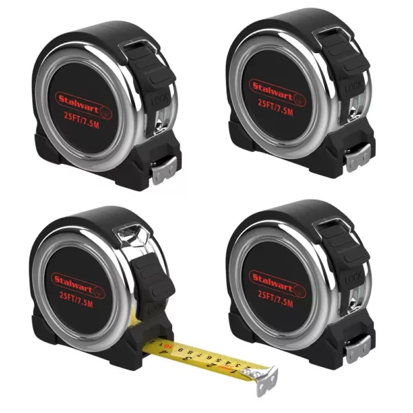 Stalwart 25 ft. Retractable Tape Measure