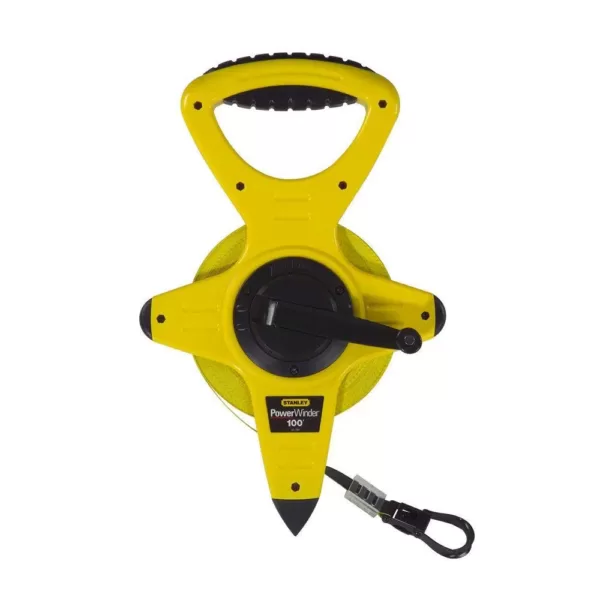 Stanley 100 ft. PowerWinder Tape Measure