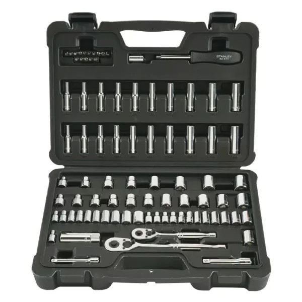 Stanley 1/4 in. and 3/8 in. Socket Set (85-Piece)