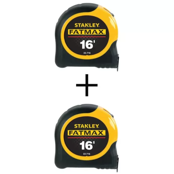 Stanley FATMAX 16 ft. x 1-1/4 in. Tape Measure with Bonus FATMAX 16 ft. x 1-1/4 in. Tape Measure