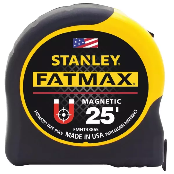 Stanley FATMAX 25 ft. x 1-1/4 in. Magnetic Tape Measure (4-Pack)