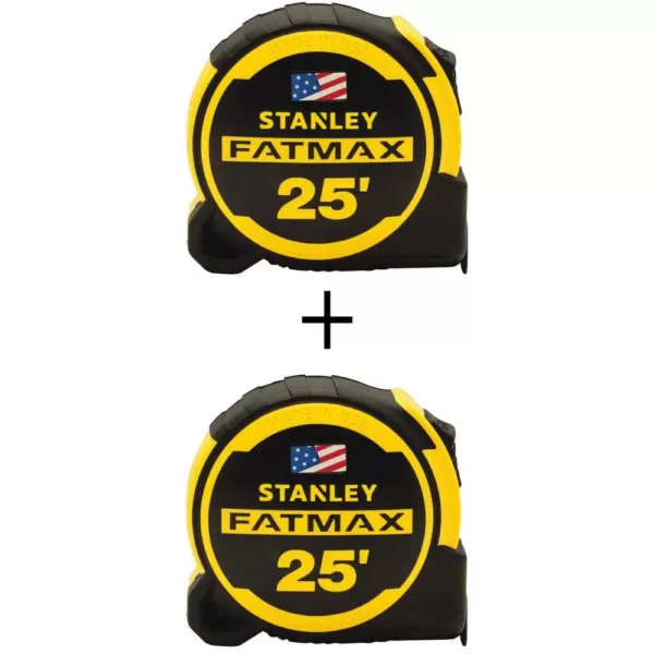 Stanley FATMAX 25 ft. Dual Core Tape Measure (2-Pack)