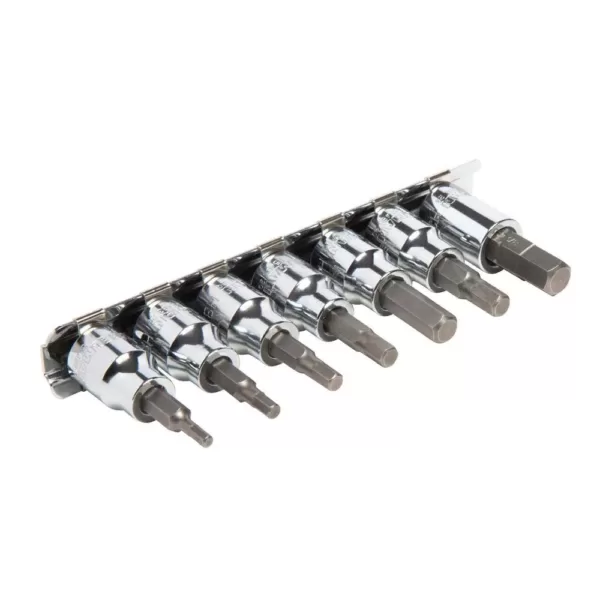 Steelman 3/8 in. Drive SAE Hex Bit Socket Set (7-Piece)