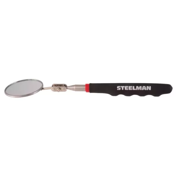 Steelman 36 in. Telescoping 2.25 in. Round Inspection Mirror