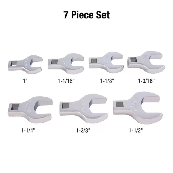 SUNEX TOOLS Crowfoot Wrench Set