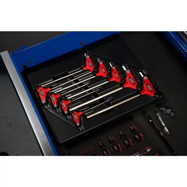 SUNEX TOOLS T-Handle - SAE - Hex Key Set (9-Piece)