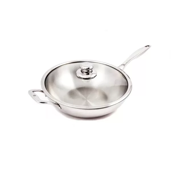 Swiss Diamond Premium Clad 7.9 Qt. Wok with Lid