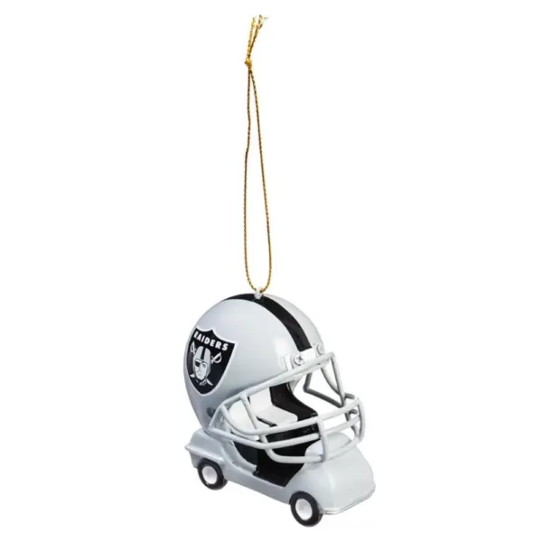 Team Sports America Oakland Raiders 3 in. NFL Field Car Christmas Ornament