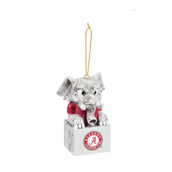 Team Sports America University of Alabama 1-1/2 in. NCAA Mascot Tiki Totem Christmas Ornament