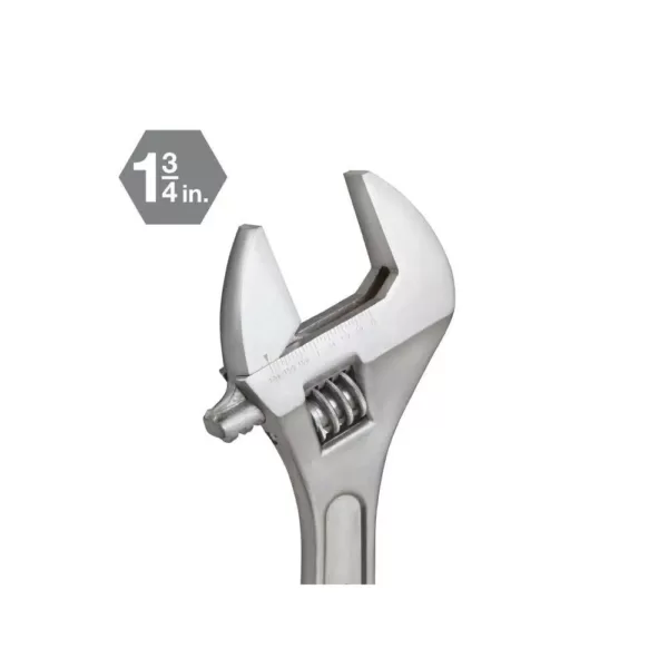 TEKTON 15 in. Adjustable Wrench