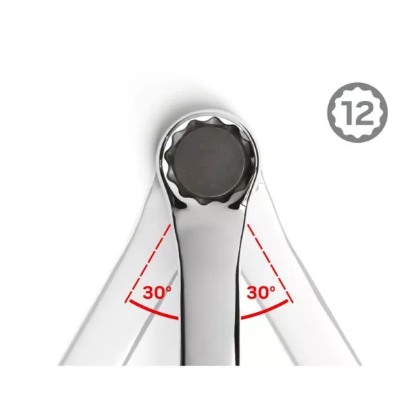 TEKTON 1/4 in. x 5/16 in. 45° Offset Box End Wrench