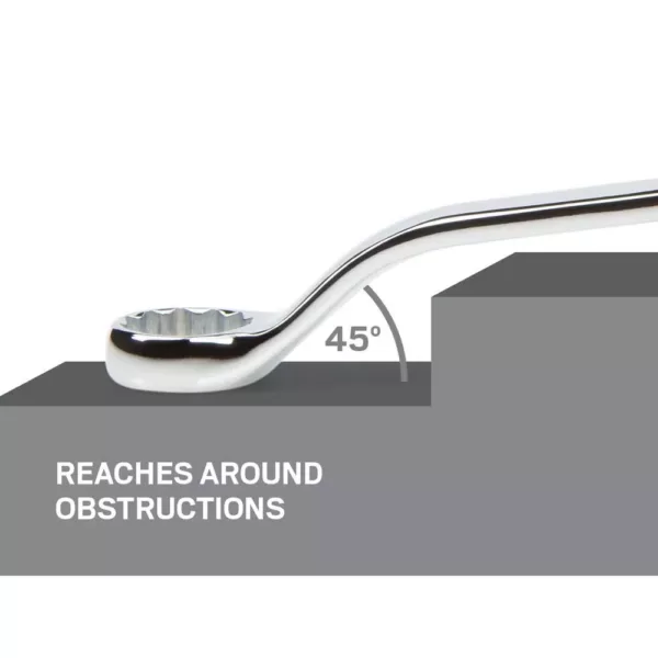 TEKTON 21 mm x 23 mm 45° Offset Box End Wrench