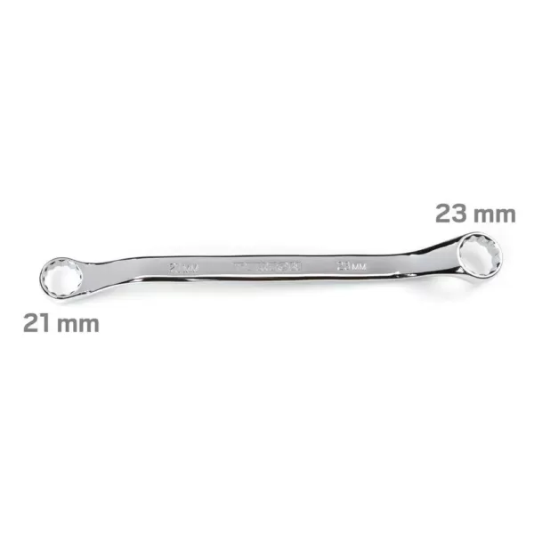 TEKTON 21 mm x 23 mm 45° Offset Box End Wrench