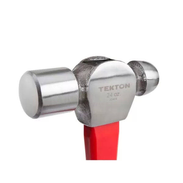 TEKTON 8, 12, 16, 24 oz. Ball Peen Hammer Set (4-Piece)