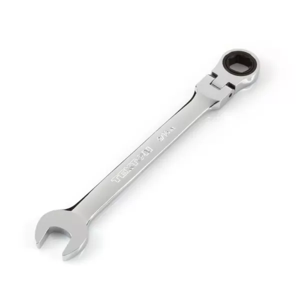 TEKTON 9/16 in. Flex-Head Ratcheting Combination Wrench