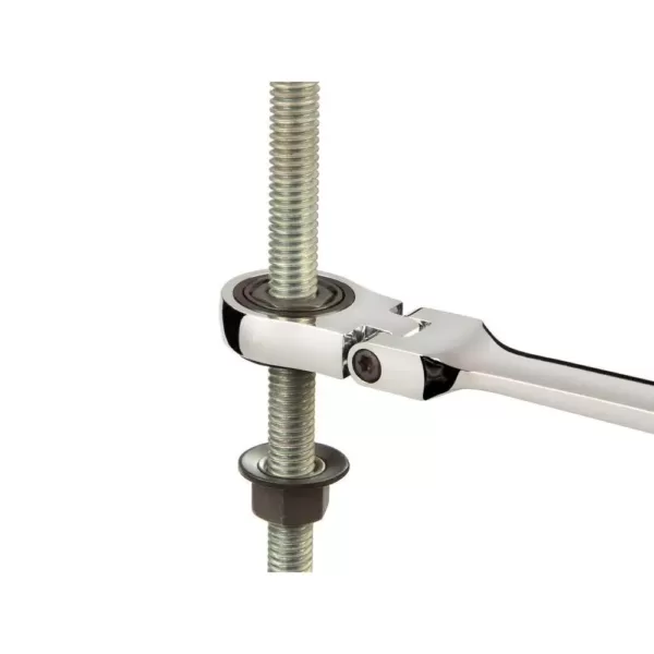 TEKTON 20 mm Flex-Head Ratcheting Combination Wrench