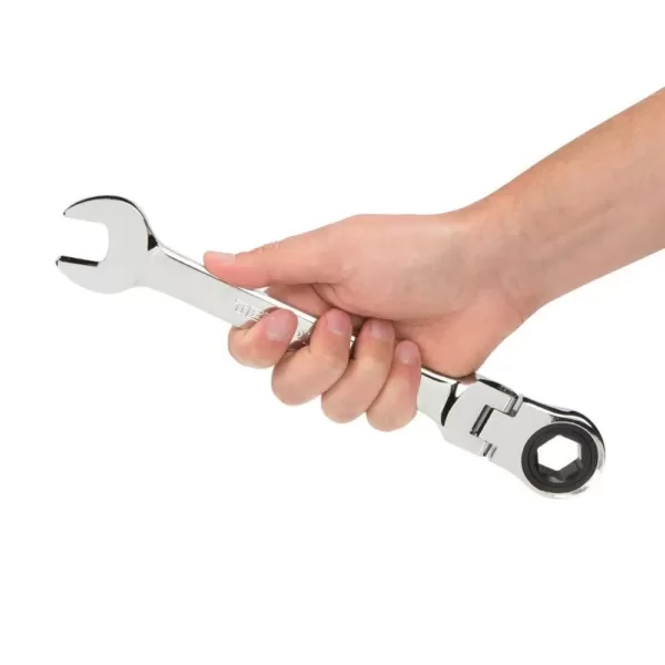 TEKTON 20 mm Flex-Head Ratcheting Combination Wrench