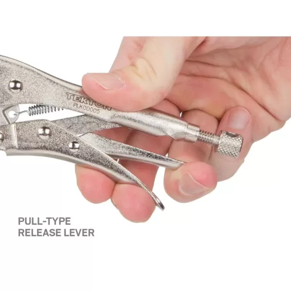 TEKTON 5 in. Straight Jaw Locking Pliers