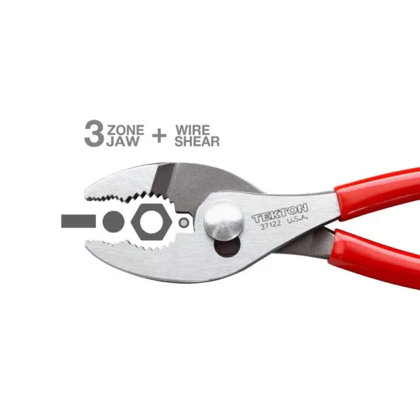 TEKTON Slip Joint, Long Nose, Diagonal Pliers Set (3-Piece)