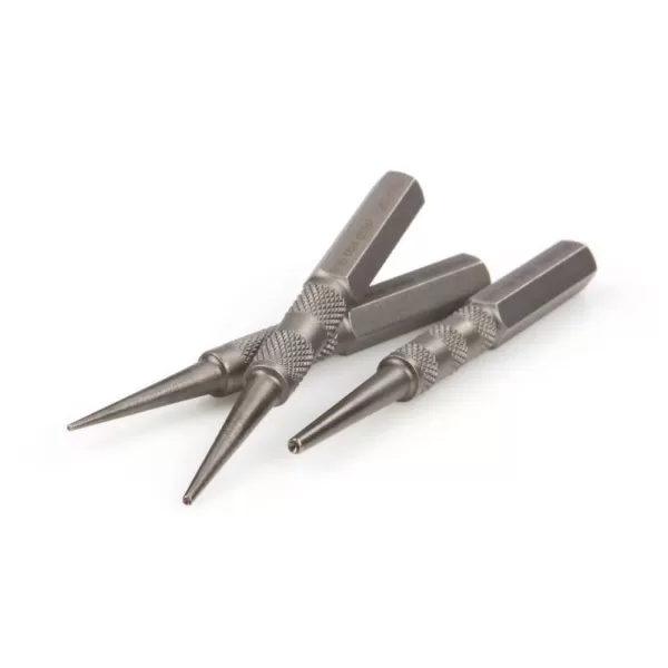 TEKTON 1/32, 1/16, 3/32 in. Nail Sets (3-Piece)