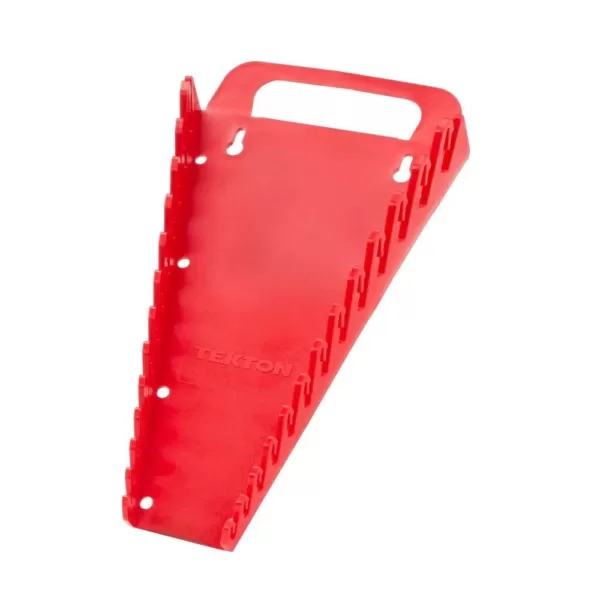 TEKTON 6.75 in. 13-Tool Store-and-Go Wrench Rack Keeper in Red