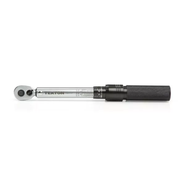 TEKTON 1/4 in. Drive Dual-Direction Click Torque Wrench (10-150 in./lb.)