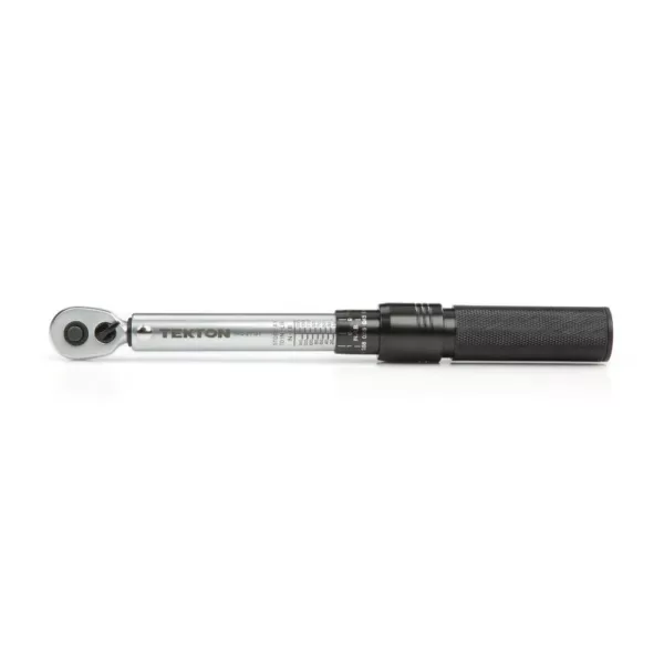 TEKTON 1/4 in. Drive Dual-Direction Click Torque Wrench (10-150 in./lb.)