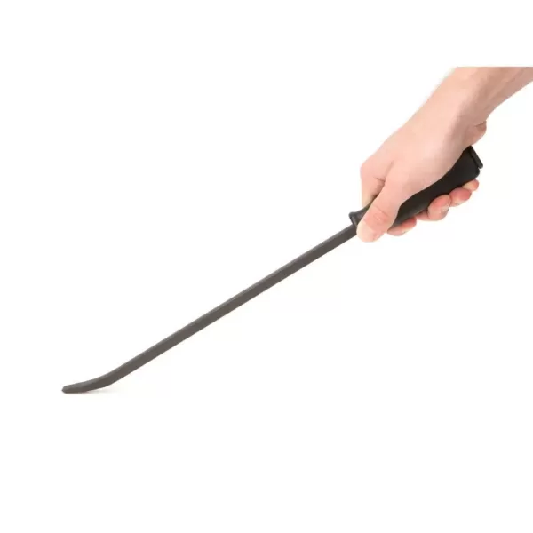 TEKTON 17 in. Angled Tip Handled Pry Bar with Striking Cap