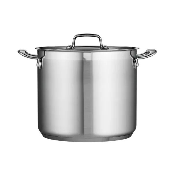 Tramontina Gourmet 12 qt. Stainless Steel Stock Pot with Lid