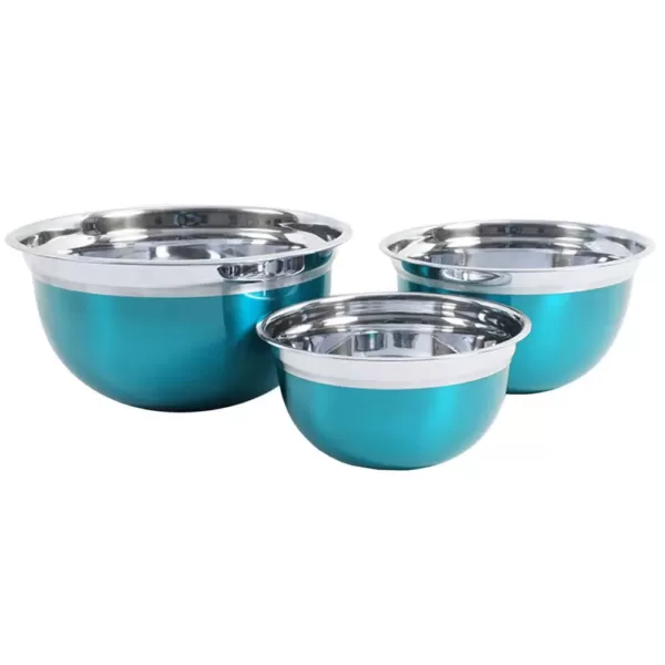 Oster Rosamond 3-Piece Stainless Steel Mixing Bowl Set