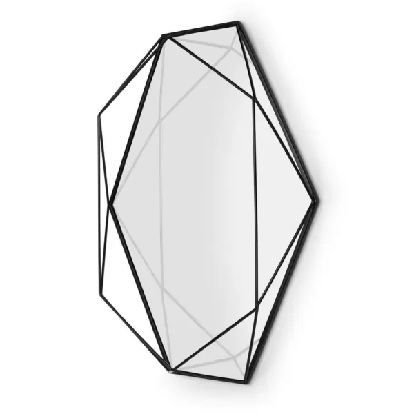 Umbra Modern Prisma Mirror Black(22.38 in. H x 17 in. W)