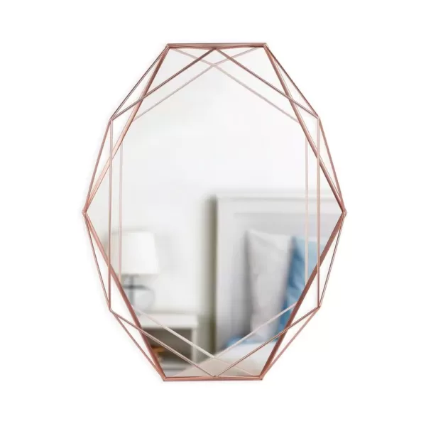 Umbra Prisma Mirror Copper Modern (22.38 in. H x 17 in. W)