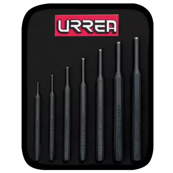 URREA Drive Pin Punch Set (7-Piece)