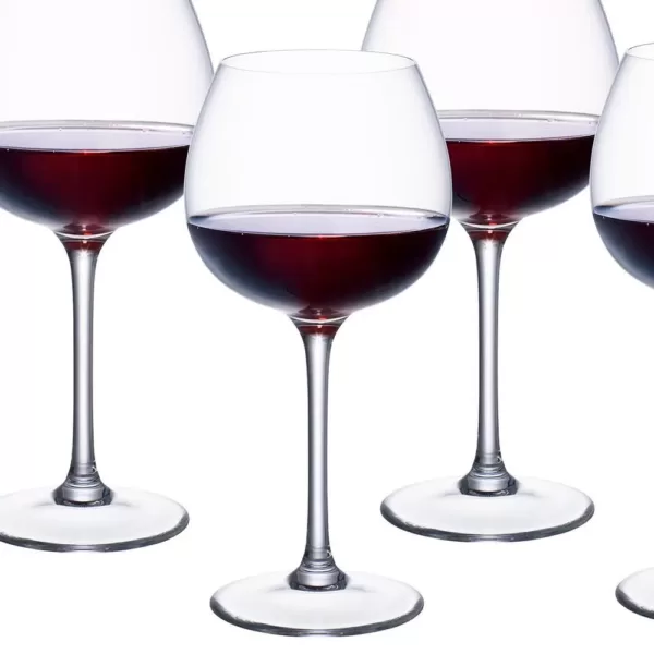 Villeroy & Boch Purismo 18.5 oz. Lead Free Crystal Full Bodied Red Wine Glass (4-Pack)