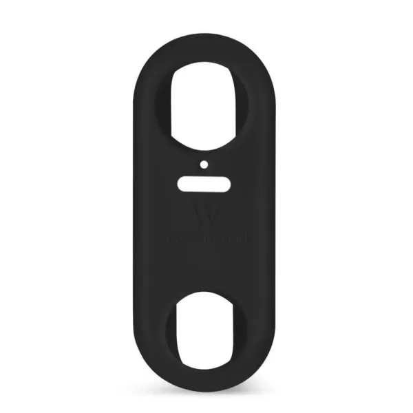 Wasserstein Black Protective Silicone Skin Compatible with Google Nest Hello Video Doorbell - Extra-Layer of Protection