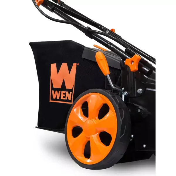 WEN 21 in. 40-Volt Max Lithium-Ion Cordless 3-in-1 Walk Behind Push Lawn Mower - 16 Gal. Bag, Two Batteries/Charger Included