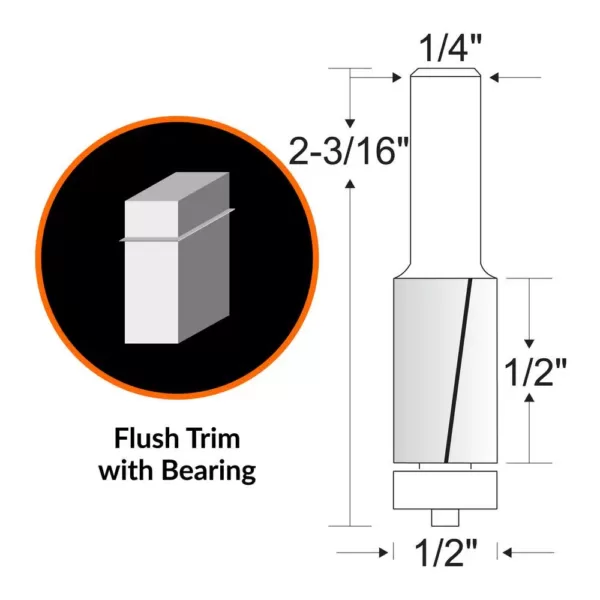 WEN Heat-Treated Multi-Profile Carbide Tipped Router Bit Set (3-Piece)