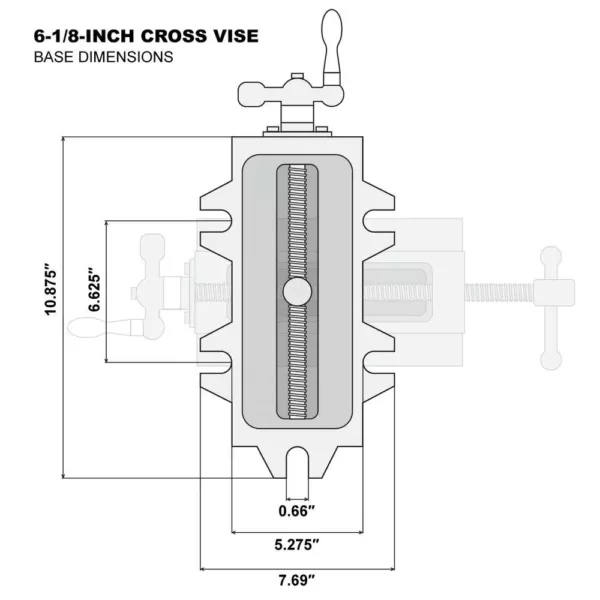 WEN 6-1/8 in. Compound Cross Slide Industrial Strength Benchtop Vise