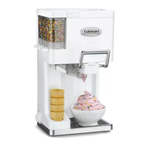 Cuisinart Mix-It-In 1.5 Qt. White Soft Serve Ice Cream Maker