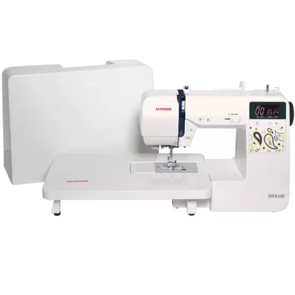 Janome JW8100 100-Stitch Sewing Machine with Bonus Accessories